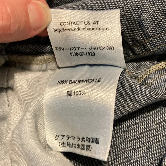 Vintage Eddie Bauer high rise capri jeans 10P - Picture 5 of 16